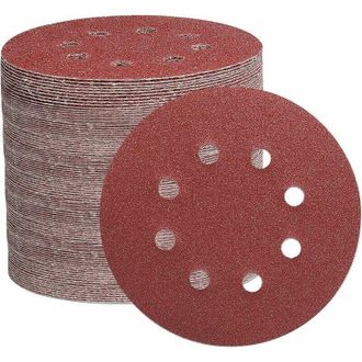 OEM 105 Discos De Lijado, Discos De Lijado De 125 Mm Para Lijadoras Orbitales Aleatorias (grano Abrasivo 40/60/100/150/240/320/600) -crezuo