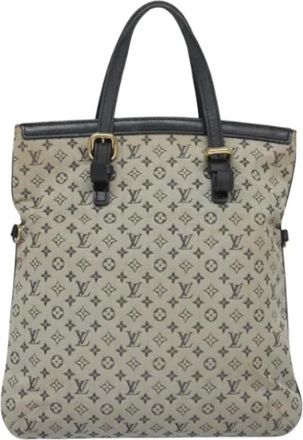 Louis Vuitton Tweedehands Canvas Louis Vuitton tassen - Dames - Vintage Shopper - Veelkleurig - ONE Size - Leer - Vintage