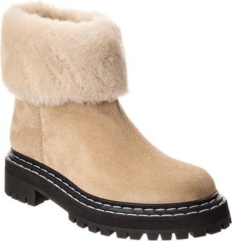 Proenza Schouler Suede & Shearling Boot
