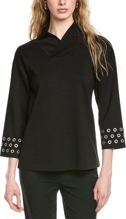 Joseph Ribkoff Grommet Sleeves Top