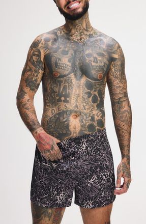 Savage x Fenty Savage X Satin Boxers in Afterhours Savage Instinct at Nordstrom, Size Xxx-Large