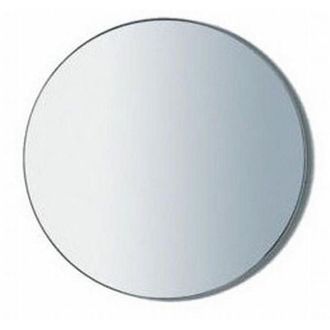 Swallow spiegel 50x50cm zonder verlichting rond Glas Zilver