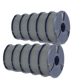 OEM Filamento Pla Plus, Resistenza Migliorata, Compatibilit&agrave; Versatile, Grigio