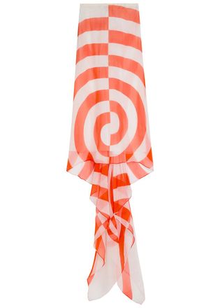 Dries Van Noten Susya Printed Silk Midi Skirt - Red - 38 (UK10 / S)