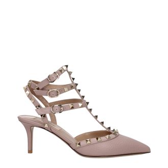 Valentino Garavani Sandalen Frauen Leder rosa/rosa Pulver