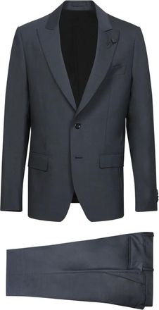 Lardini Hombre, Trajes, Azul, Talla: 2XL