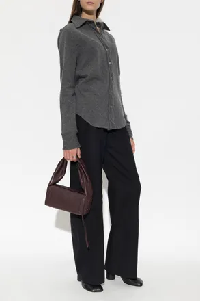 Maison Margiela Wool Shirt, Womens, Grey