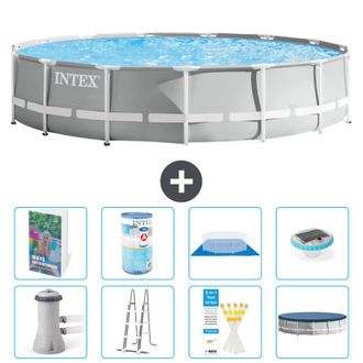 Intex Piscina Prism Frame Redonda - 457x107 Cm - 9-piezas S622