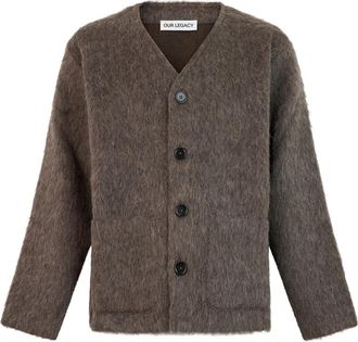 Our Legacy Oversized Vest - Heren - Vesten - Bruin - M - Wol - Truien & Vesten