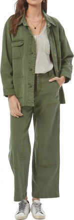 Young Fabulous & Broke Workwear Wide Leg Pants In Green