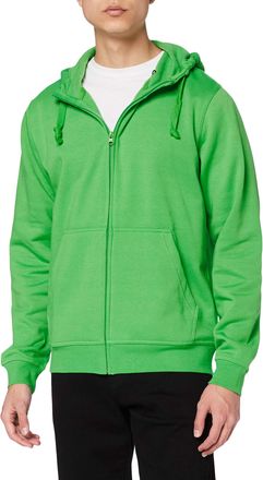 Clique Mens Basic Full Zip Hoodie (XXL) (Apple Green)