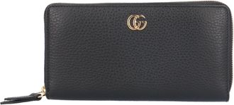 Gucci Black Leather Long Wallet (Bi-Fold) (Pre-Owned)