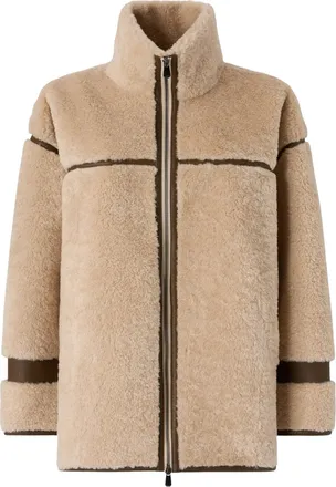 Pinko Celosia Caban Aspen Plush Mid-Length Jacket
