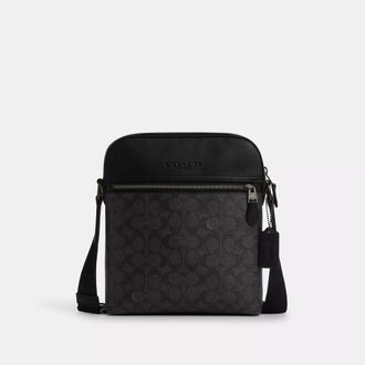 Coach Houston Flight Bag In Signature Canvas