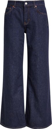 Reformation Cary Wide-leg Jeans - Dark Blue - 27 (W27 / UK8-10 / S)