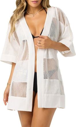 O'Neill Risa Cover-Up Beach Robe in White at Nordstrom, Size X-Large/xx-Large