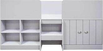 Seconique ORLANDO LOW SLEEPER SINGLE BED - DOVE GREY - SECONIQUE | TJ Hughes