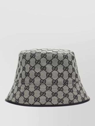 Gucci logo canvas bucket hat