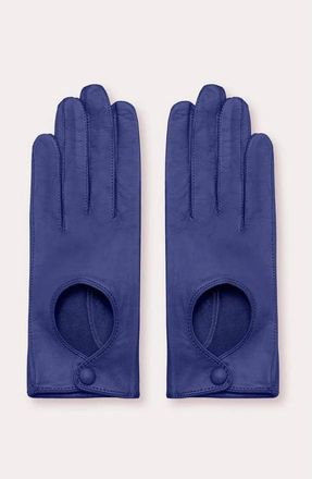 Seymoure Womens Leather Driving Gloves in Blue at Nordstrom, Size Medium