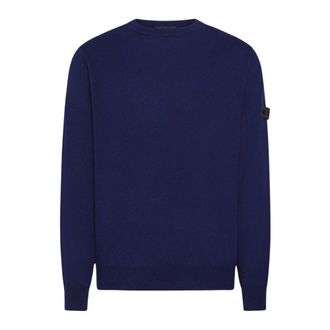 Peuterey New Marlon NC Knit Pullover - Heren - Truien - Blauw - Maat: L Wol