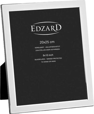 Edzard Hochwertiger Fotorahmen Salerno Fotoformat 20 x 25 cm, edel versilbert & anlaufgeschützt