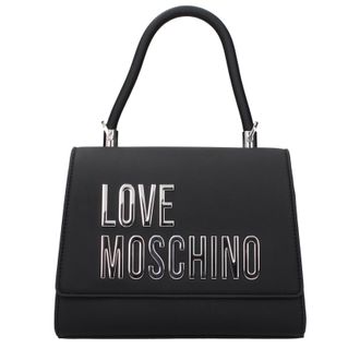 Love Moschino Damens Handtaschen Polyurethan Schwarz/Silber