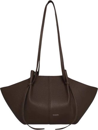 Yuzefi Mochi Tote Bag - Dames - Schoudertassen - Bruin - ONE Size - Leer - Tassen