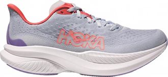 Hoka One One Womens Mach 6 Trainer Sneakers In Pale Dusk/gull