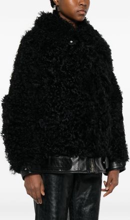 Golden Goose Zwarte Leren Jas