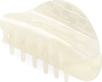 Machete Jewelry Opalite Crescent Claw Clip in Opalite Shell Checker at Nordstrom