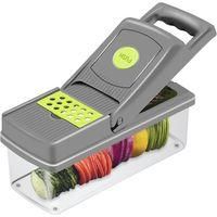 OEM Picadora Multifuncional De Verduras Y Cebollas, Rebanadora De Verduras, 8 Cuchillas, Separador De Huevos, Protector De Manos Y Cuchillo Para Mel&oacute;n - C