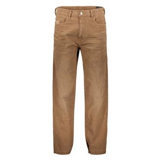 Diesel Straight Jeans, male, Brown, Size: W34 Cargo Trousers