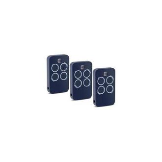 OEM Paquete De 3 Mandos A Distancia De 4 Canales Y 433,92 Mhz Compatibles Con Genius Echo Tx4 433 Rc, Echo Tx2 433 Rc, Te443h Bravo