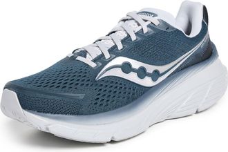 Saucony Mens, Guide 17 Running Shoe, Denim/Cloud, 7.5