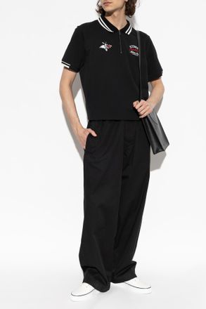 Paul Smith Linen Crease-front Trousers, Mens, Navy Blue