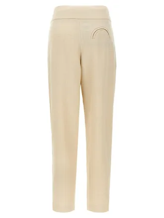 Blaz&eacute; Milano Sheena Basque Trousers - Cream