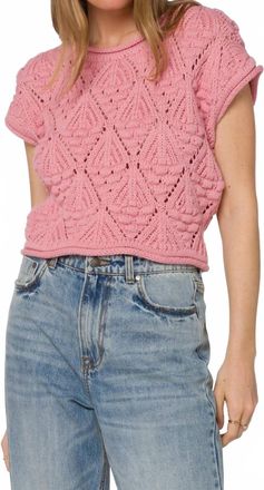 Velvet Heart Strawb Darlita Sweater In Pink