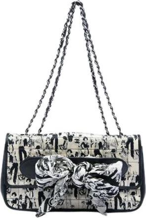 Chanel Pre-owned Flap Bag - Dames - Vintage Schoudertas - Veelkleurig - ONE Size - Leer - Vintage