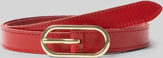 Tamaris Tamaris G&uuml;rtel aus echtem Leder in Rot, Gr&ouml;&szlig;e 105