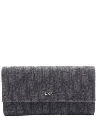 Dior Oblique Jacquard Bifold Wallet (Authentic Pre-Loved)