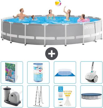 Intex Piscina Prism Frame Redonda - 610x132 Cm - 9-piezas S549