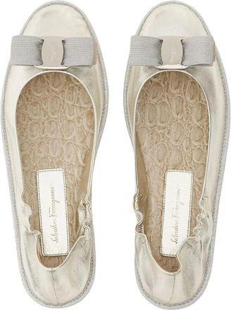 Ferragamo Ballet Flat - Silver
