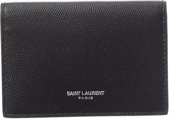 Saint Laurent Signature Leather Card Case