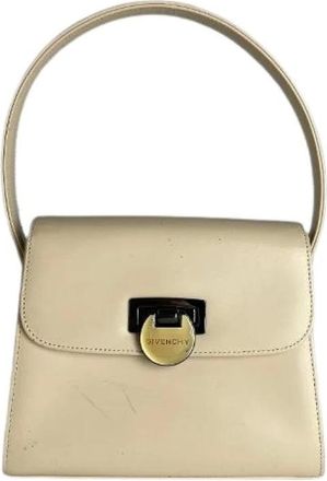 Givenchy Pre-owned Handbags, female, Beige, Size: ONE SIZE Pre-owned Leather Handbag