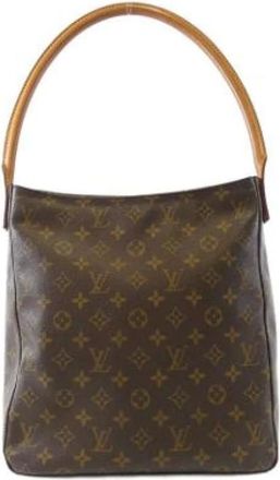 Louis Vuitton Pre-owned Shoulder Bags, female, Brown, Size: ONE SIZE Pre-owned Looping GM Shoulder Bag