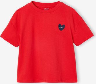 Vertbaudet M&auml;dchen T-Shirt BASIC Oeko-Tex rot