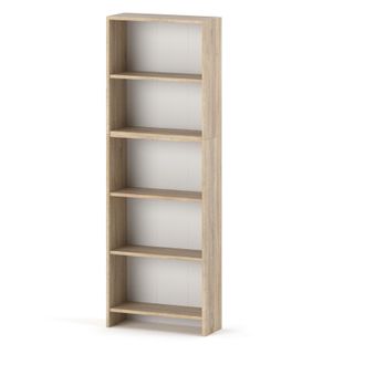 OEM Libreria Da Ufficio Sonoma In Rovere, 60 Cm, 5 Ripiani, Ideale Per Loft E Come Scaffale Portagiochi