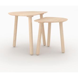 Rendez-Vous D&eacute;co Rendez-vous D&eacute;co - Mesas nido de madera de fresno - Montaine - Montaine