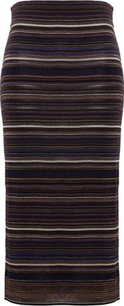 Missoni Gestreepte midi-rok - Bruin