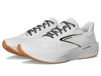 Brooks Launch 11 Womens Running Shoes White/Grey/Black : 9.5 B - Medium, Synthetic